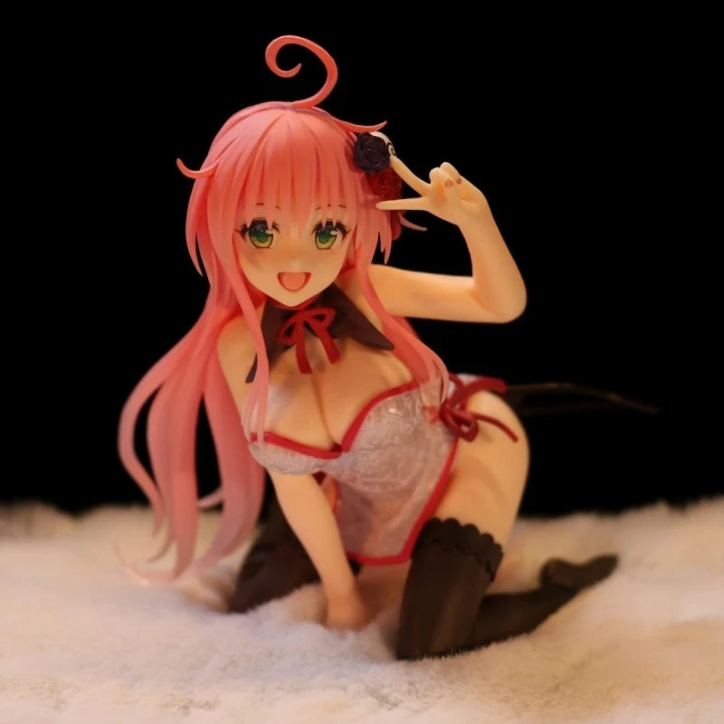 TTaito To Love Ru Darkness Lala Satalin Deviluke 13cm Chinese Dress Desktop Cute Anime Figure Model Toy Gift In Stock
