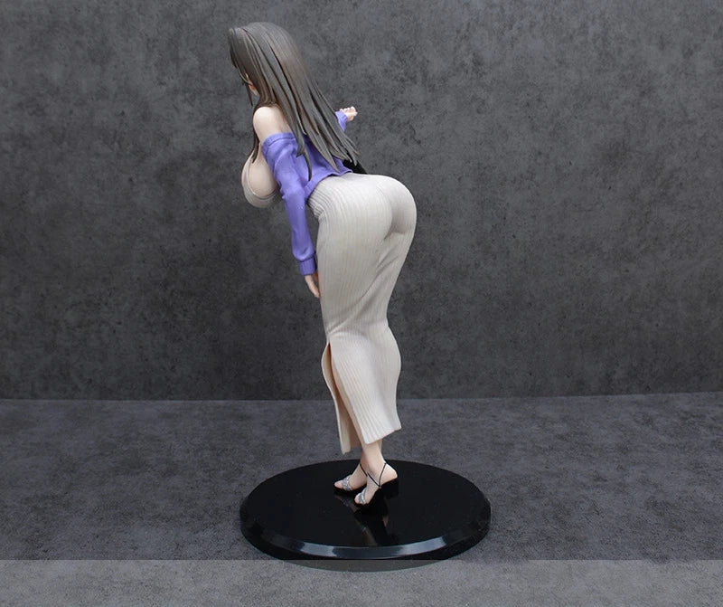 Anime Beautiful Girl Figure Interchangeable Face Pvc Collectible Model Desktop Ornament For Adult Anime Collection Enthusiasts