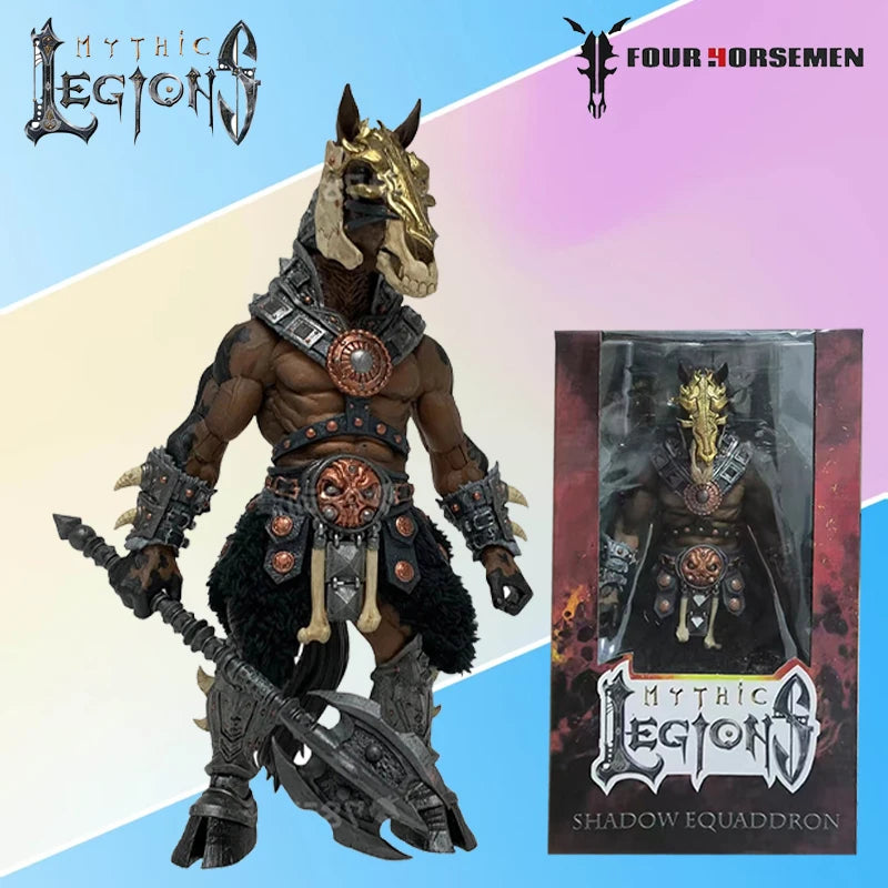 Four Horsemen Studios Genuine Mythic Legions Series 9-inch Model Toy Sir Uzyak，Half Giant Warrior Finished Product Movable Model