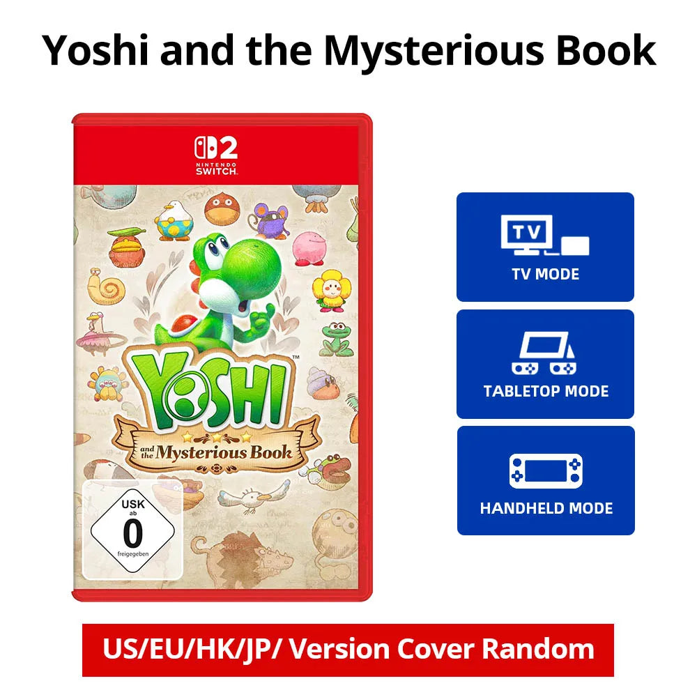 Nintendo Switch 2 -Yoshi™ and the Mysterious Book - Games Adventure Action and RPG Genre Switch 2 Edition