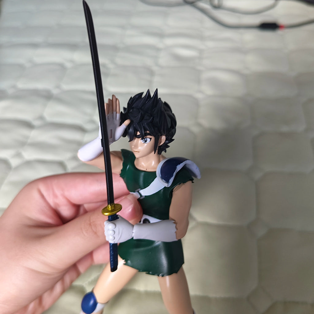 Saint Seiya - Seiya Casual Wear with Sword Resin Statue Model Collectible Figure Toy