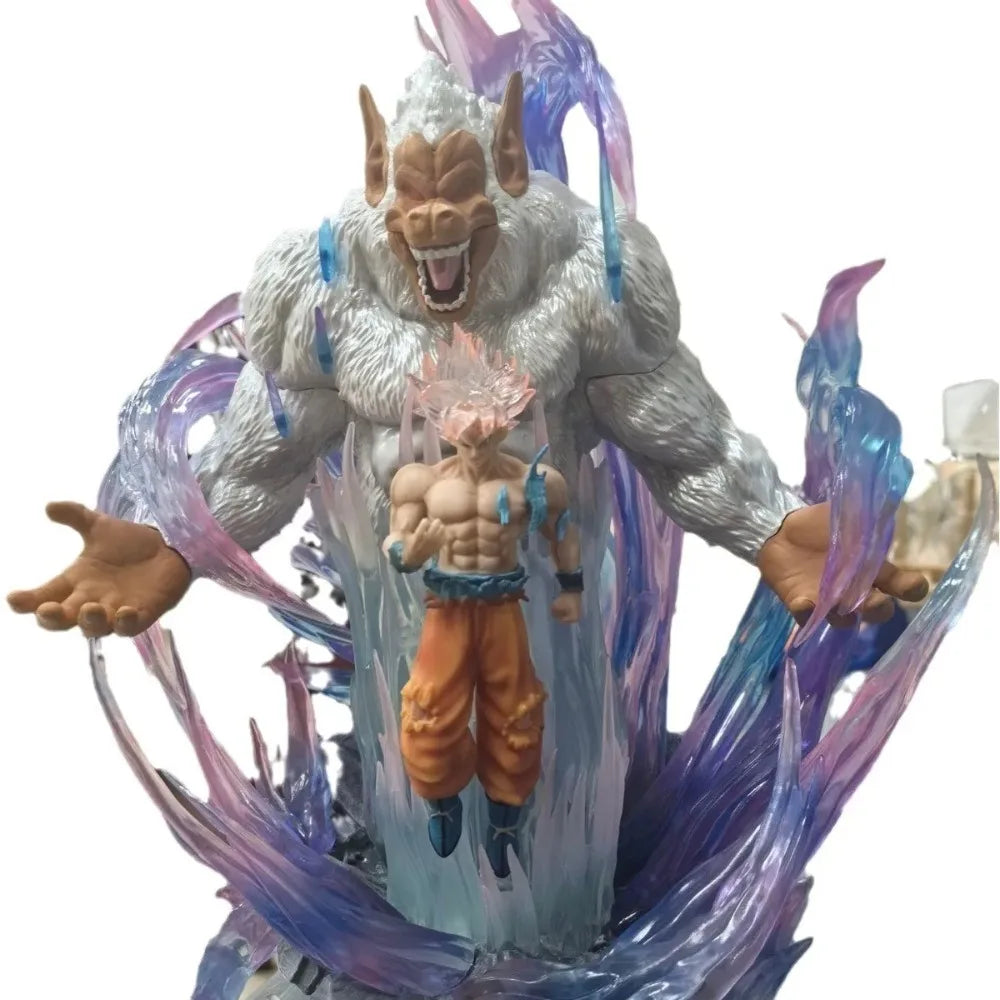 30cm Dragon Ball Anime Figures Son Goku Ultra Instinct Great Ape Action Figure Statue Collection Ornaments Model Doll Gift Toys