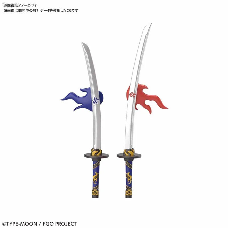 Bandai Original Modellbausatz Petitrits Fate/Grand Order Saber Miyamoto Musashi Anime Figur Bausatz Spielzeug Geschenk für Jungen