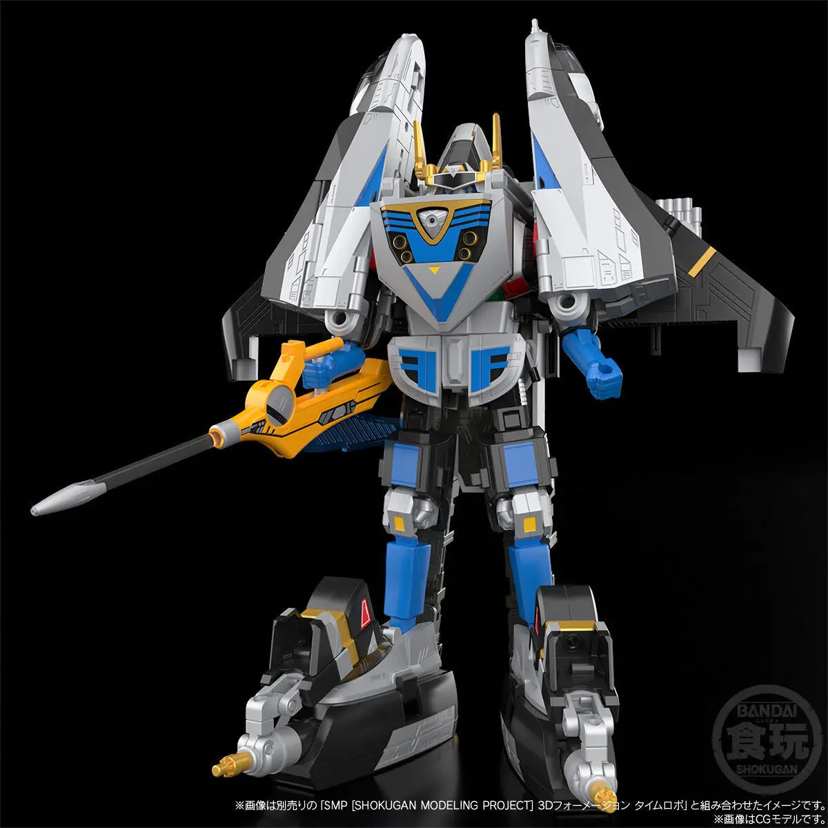 In Stock BANDAI PB LIMITED SMP Mirai Sentai Timeranger Delta Formation Time Shadow 16CM Anime Action Figures Assembly Model Toy