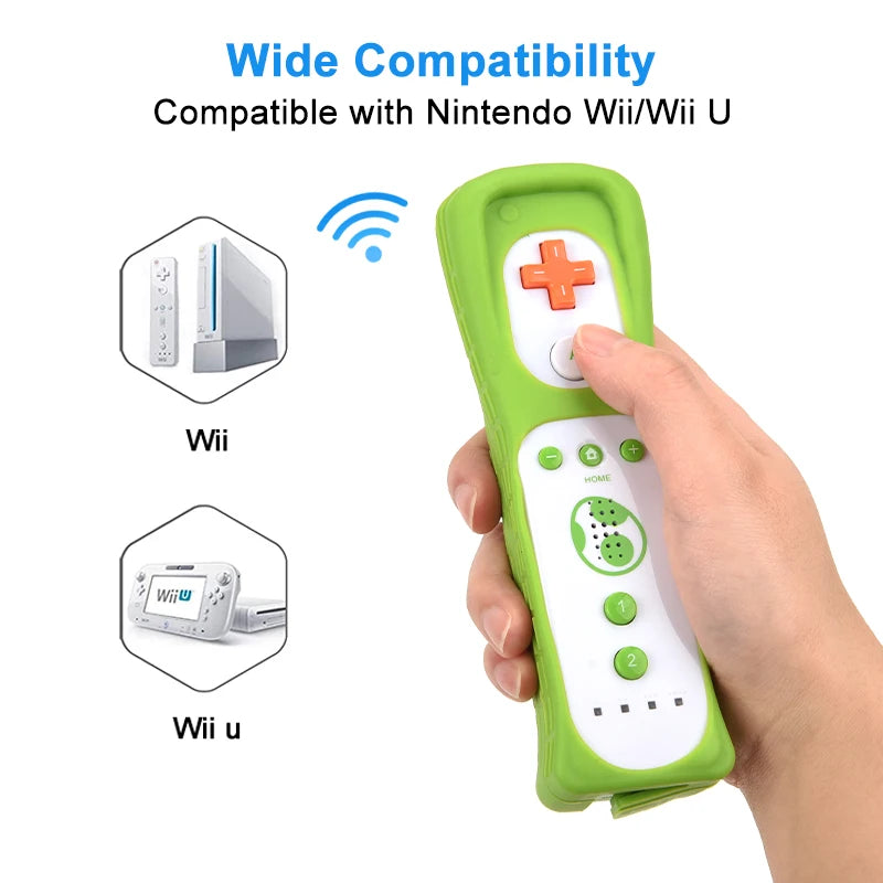 1pcs/2pcs Controller for Wii Remote Controller Gamepad Built-in Motion Plus Control For Wii/Wii U Console Wireless Game pad
