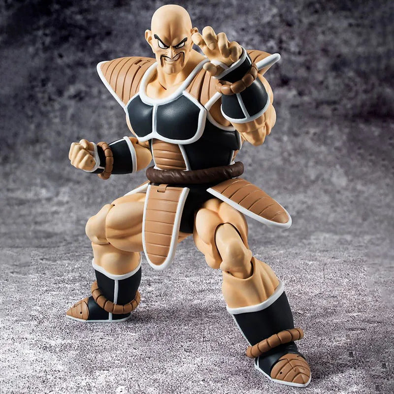 In Stock BANDAI Original S.H.Figuarts DRAGON BALL VBGETA NAPPA SDCC SHF Action Figure Model Toy Gift for Kid Foam Box Packaging