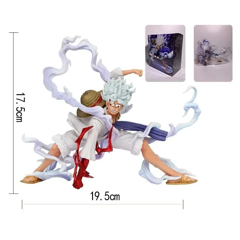 18 см аниме фигурка парче фигурка Луфи фигурка Бог на слънцето Ника Луфи Gear 5 екшън фигурки играчки колекционерски фигурки подаръци за рожден ден