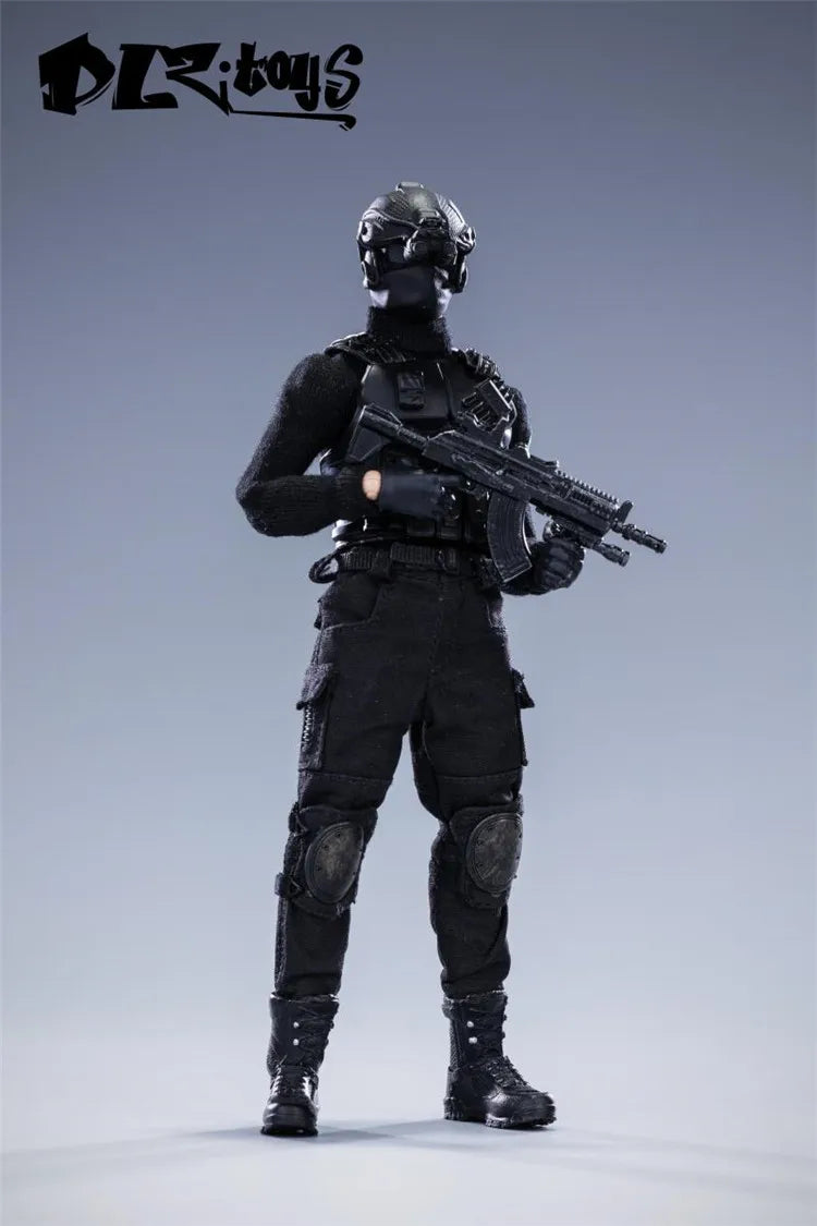 DLZ.TOYS Nwtoys 1/12 Male Soldier Special Force Task Soldier Skull Sergeant Full Set 6'' Action Figure Model Toys Collection