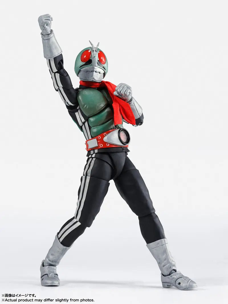 Bandai Genuien S.H. Figuarts Shf Kamen Rider  No. 1  Glorious Showa Kamen Rider Pvc Anime Figure Collection Model Toys Gift