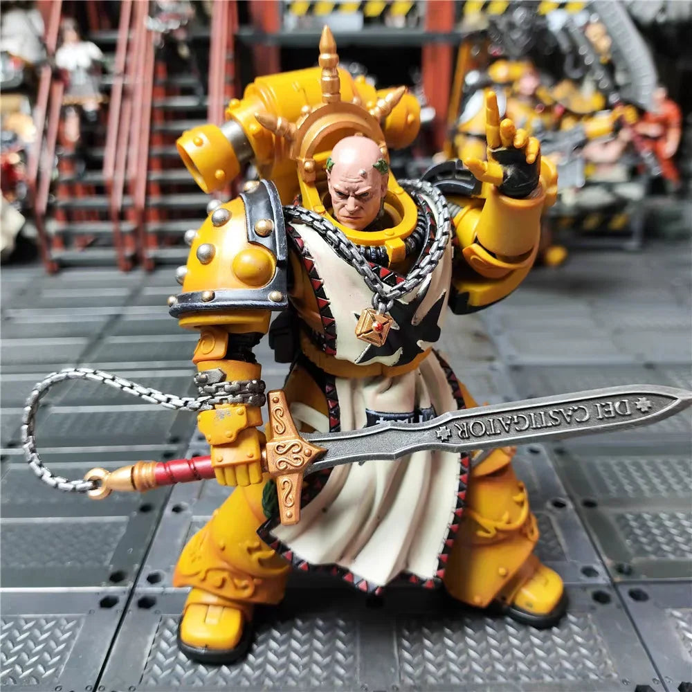 【MT】 JOYTOY 1/18 Action Figure Original Warhammer 40K Imperial Fist First Warrior Sigismund Model Gift Collection