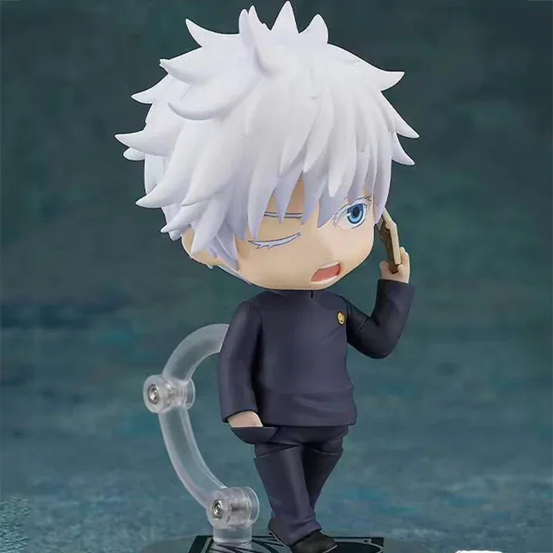 Gojo Jujutsu Kaisen Anime Figure #2205 Satoru Gojo Action Figure Q Version 10cm Model PVC Collectible Doll Birthday Gifts
