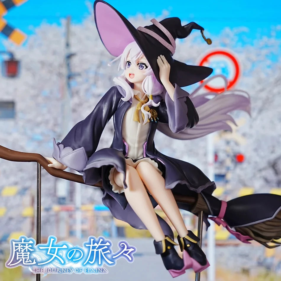 19 см Аниме Скитащата вещица: Пътешествието на Илайна Илайна PVC екшън фигурка Модел играчки за деца парти подаръци