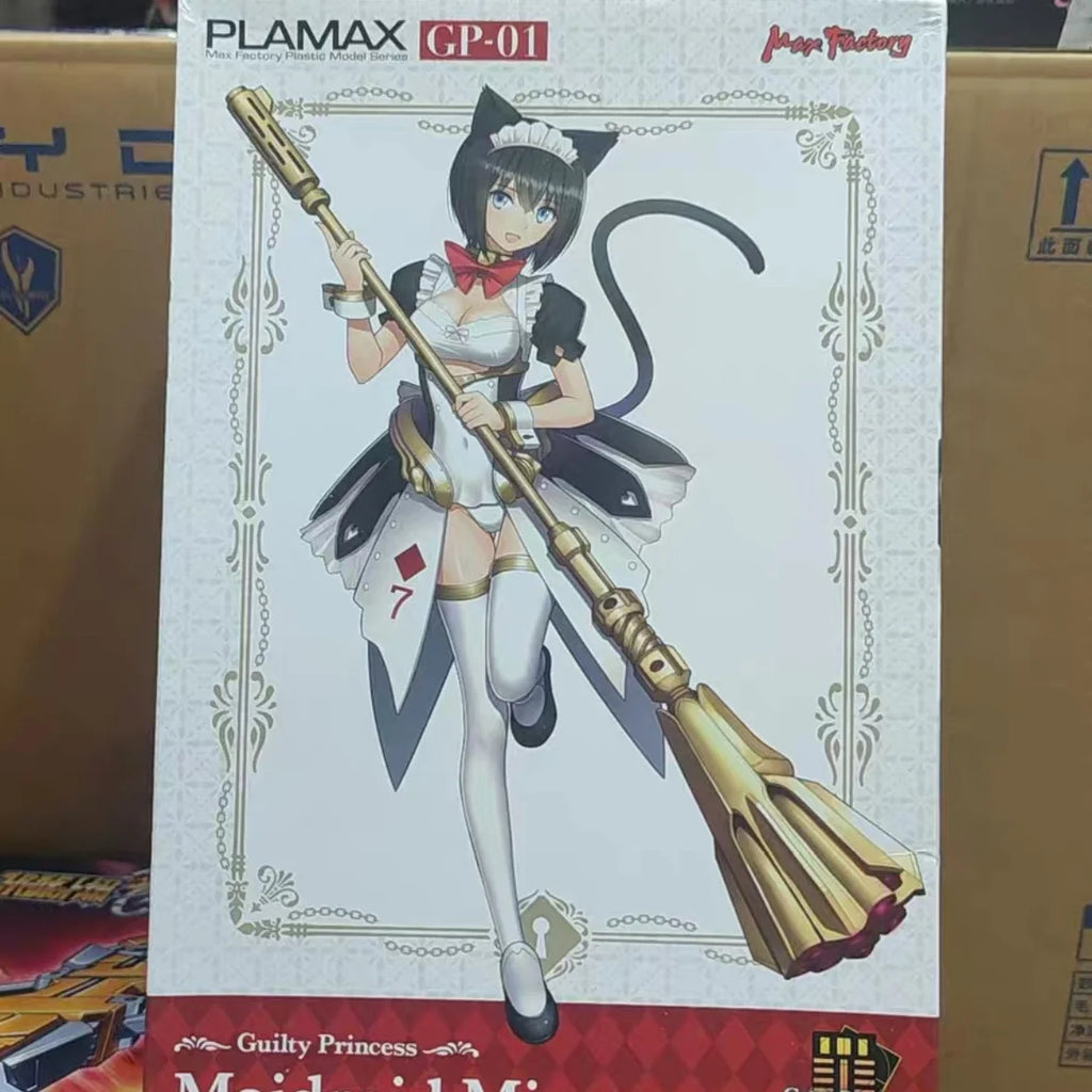 In Stock Suit Girl Action Figure Plamax Guilty Princess Maidroid Miao Movable Model Anime Action Figure Toys For Children