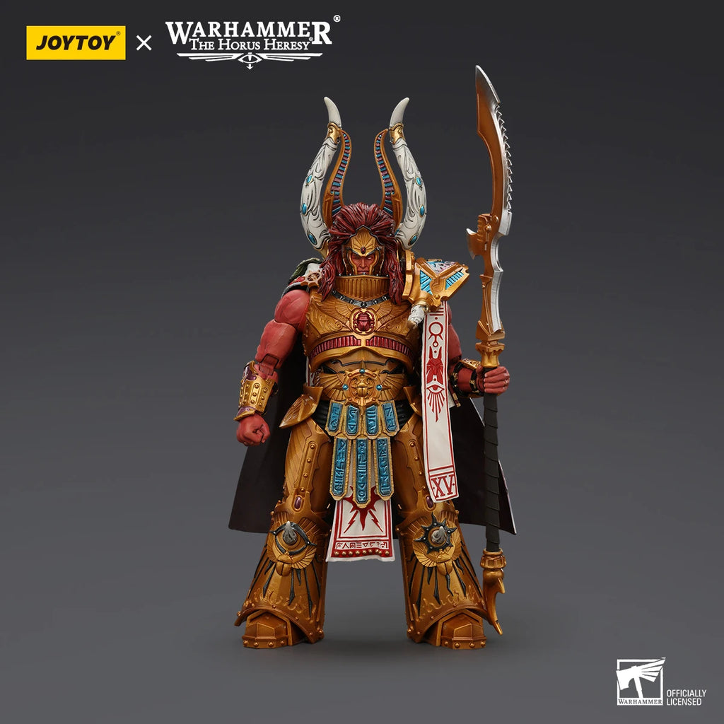 JOYTOY Action Figures 1/18 Warhammer 30K  Thousand Sons Magnus The Red Primarch of The XVth Legion Collection Model Toys Gifts