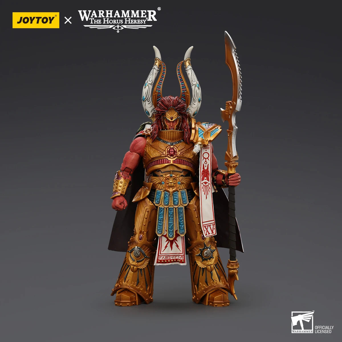JOYTOY Action Figures 1/18 Warhammer 30K  Thousand Sons Magnus The Red Primarch of The XVth Legion Collection Model Toys Gifts
