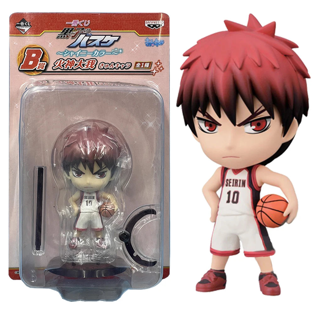 10CM Anime Kuroko's Basketball Kise Ryouta Figure Kagami Taiga Standing Model Toy Gift Aomine Daiki Aciton Figure Set Doll