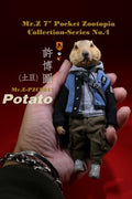 Mr. Z Pocket 7Inch Cool Mouse Movable Dolls Cute Animal Simulation Model Collection Doll House Car Accessory Toys