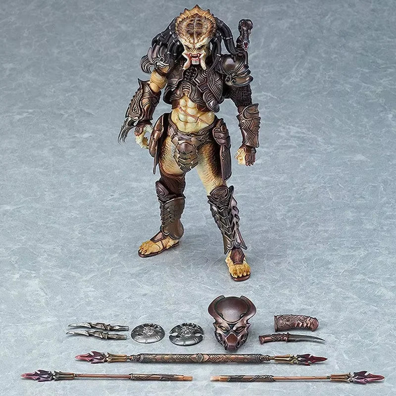 Figma SP-109 16cm Predator 2 Articulated Action Figure Sci-Fi Hunter Character Model Toy With Bio-Mask Ornament Boy Gifts