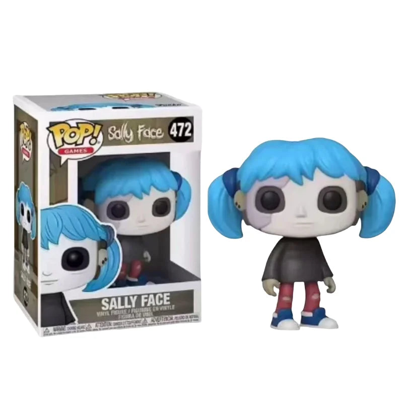 Funko Pop! Sally Face 472 Action Figures Larry Sal Fisher 876 Vinyl Figure Horror Suspense Collect Statue Doll Model Toys Gifts