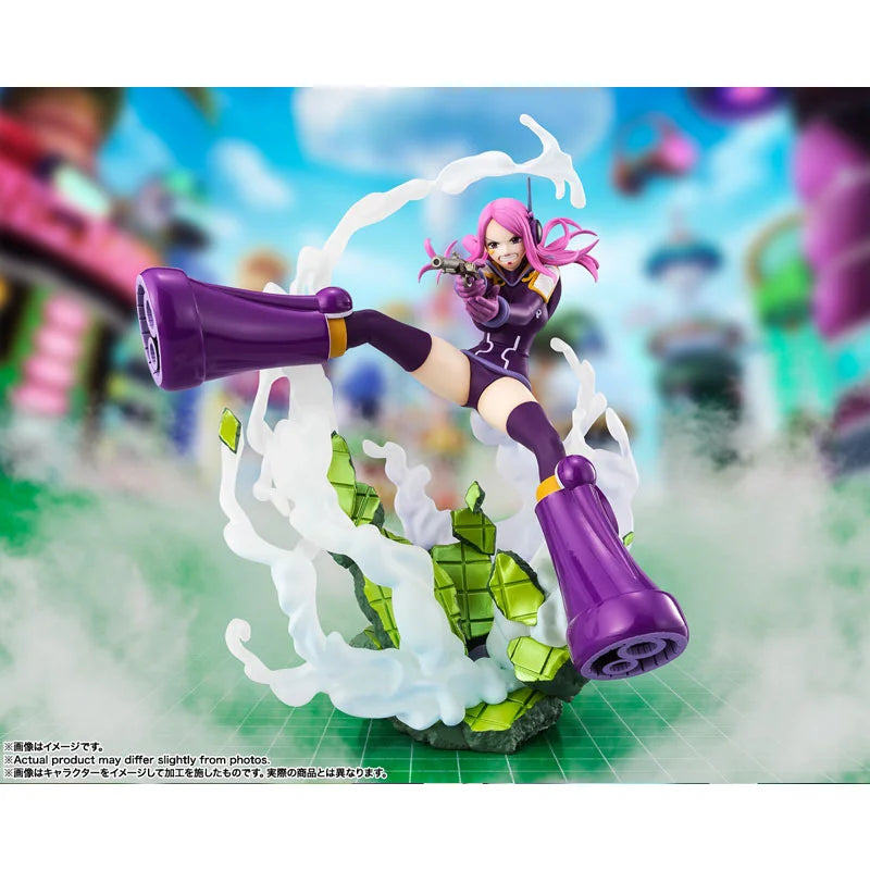 Original Bandai Figuarts ZERO Super Fierce Battle Jewelry Bonney NDE ONE PIECE Action Figure Anime Model Collectible Toys Gift