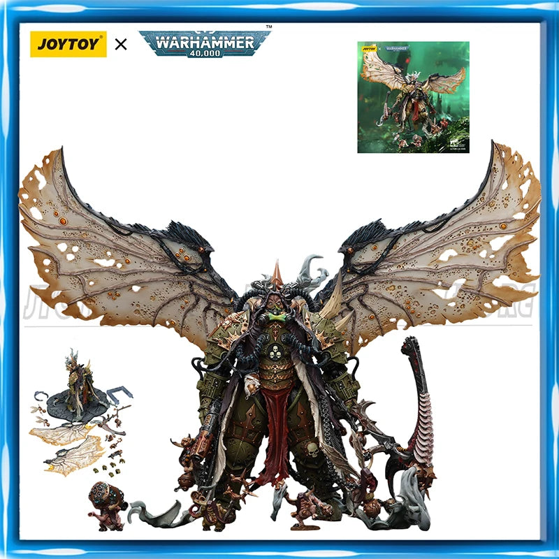 [Pre Order]JOYTOY Warhammer 40K 1/18 Action Figure Mortarion Daemon Primarch of Nurgle figures Toys