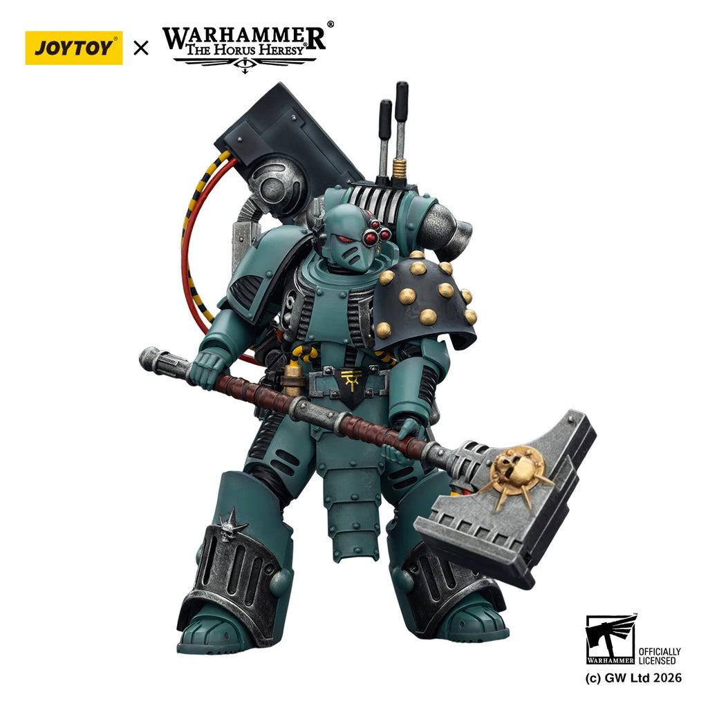 【MT】Pre-sale JOYTOY Warhammer 40K Sons of Horus Tybalt Marr Captain of The 18th Company Siege Breaker 1/18 Action Figure Model