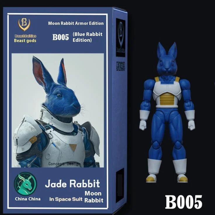 Beast Deities Dragon Ball Z Super Saiyan Vegeta Jade Rabbit Anime Figure B001 B002 B003 B13p-Na B15p-Na Movable Joint Garage Kit