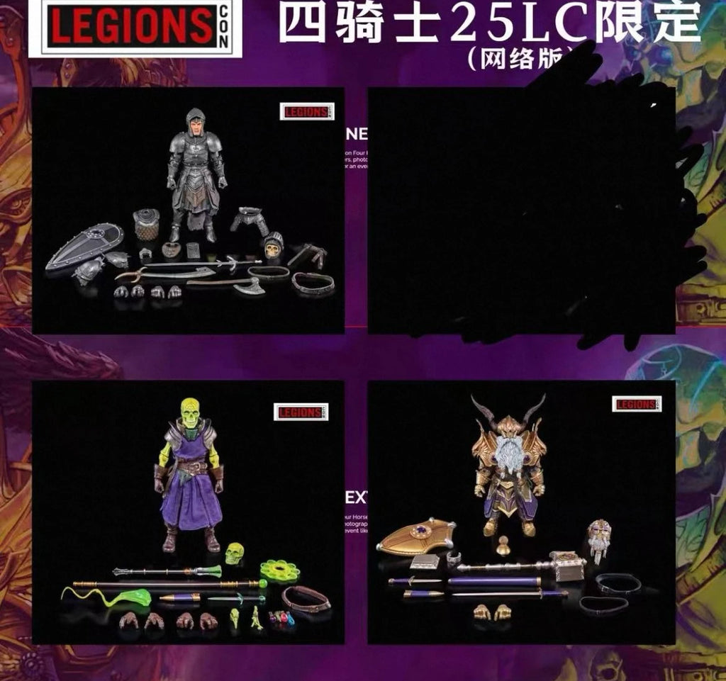 Four Horsemen Mythic Legions 1/12 Action Figure LegionsCon 2025 Exclusive Scaphoid The Warrior The Churel Sir Valgard Anime Toy
