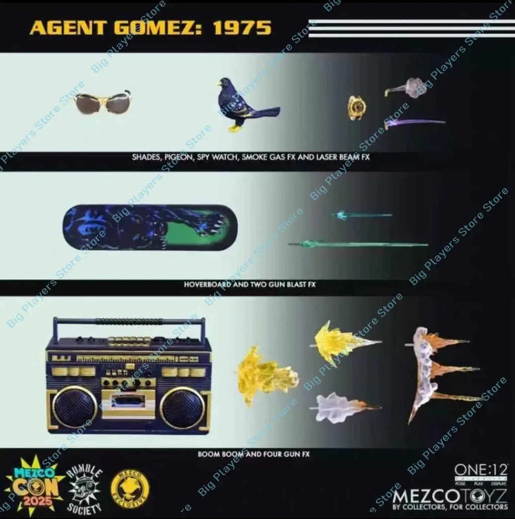 Mezco Ant-Man Agent Gomez 1975 Gold Label Limited Edition 6-inch Movable Cloth