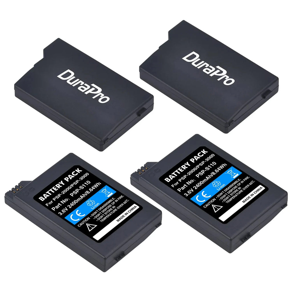 PSP-S110 Battery for Sony PSP Psp3000 Psp2000 2000 3000 3001 3004 Game Console Rechargeable Replacement Batteries & Charger