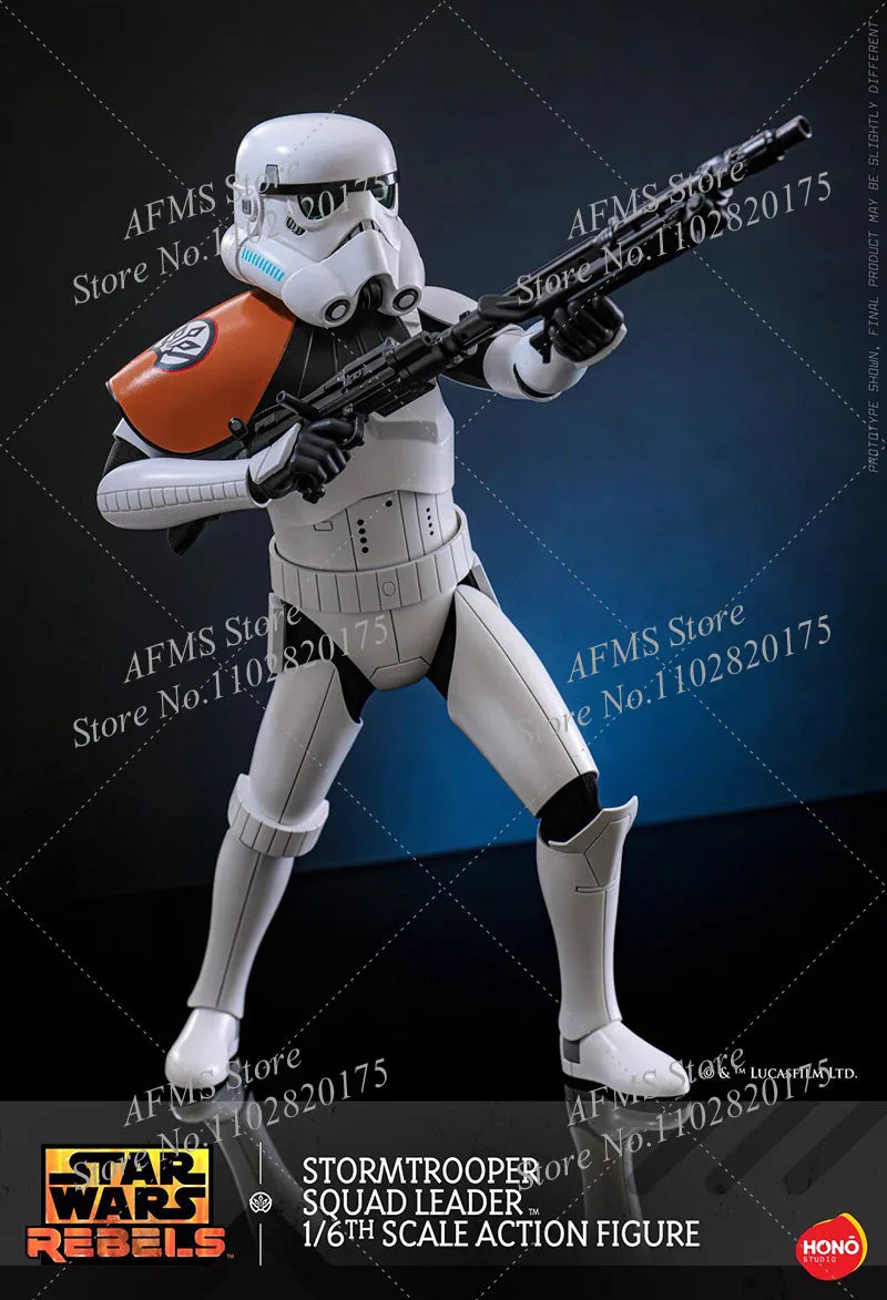 HONO STUDIO HS09 1/6 Scale Star Wars Storm Trooper Squad Leader Full Set 12Inch Men Soldier Action Figure Model Dolls