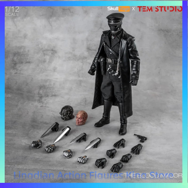 TEM×Skull Toyz 1/12 Hiyori Night School Officer TEMS002 Movable Action Figure Toy Collection Gift