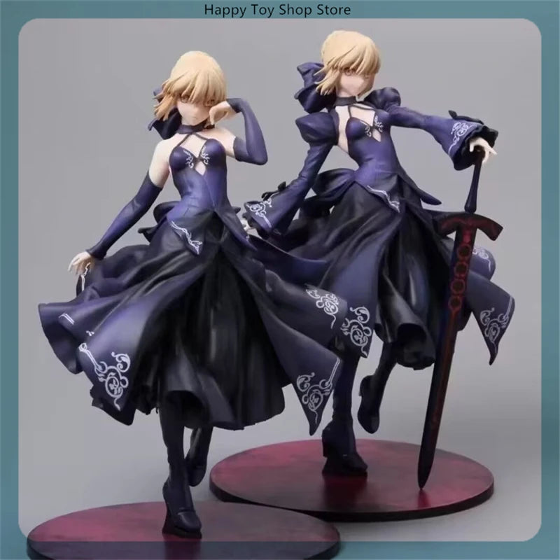 24cm Fate Grand Order Altria Pendragon Saber Alter Anime Girl Figure Model Statue Boy Collection Desktop Decoration Ornament Toy