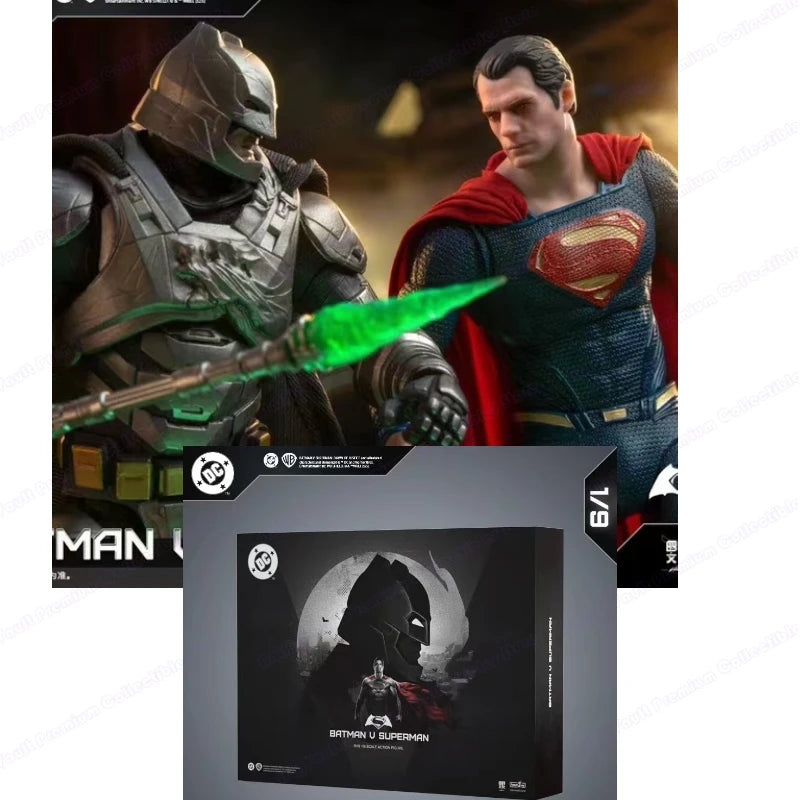 New Original Fondjoy BVS Armored Batman Batalla Damaged Superman Figure Set 1/9 Batman V Superman: Lover of Justice DC