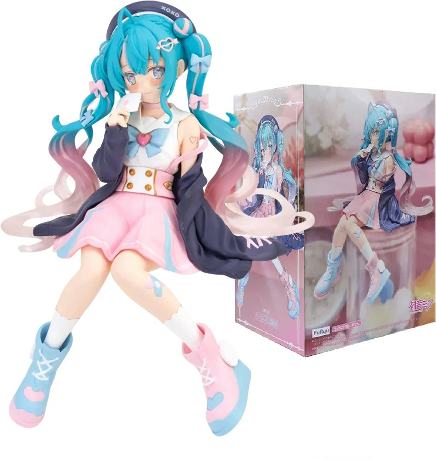 14cm Hatsune Miku Figure 2026 New Sakura & Flower Wedding Ver. Anime Action Figure PVC Collectible Model Toy for Otaku Gift