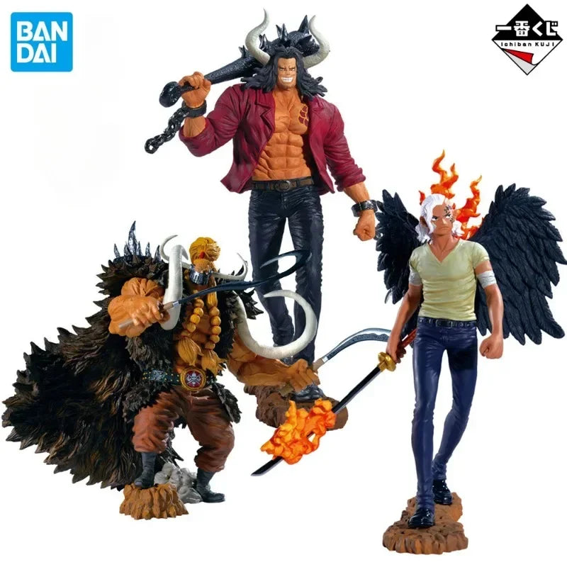 Original BANDAI Ichiban Kuji One Piece EX Loyalität zu Donner Kaidou König Jack Soul GxMateria Anime Figuren Modellsammlung