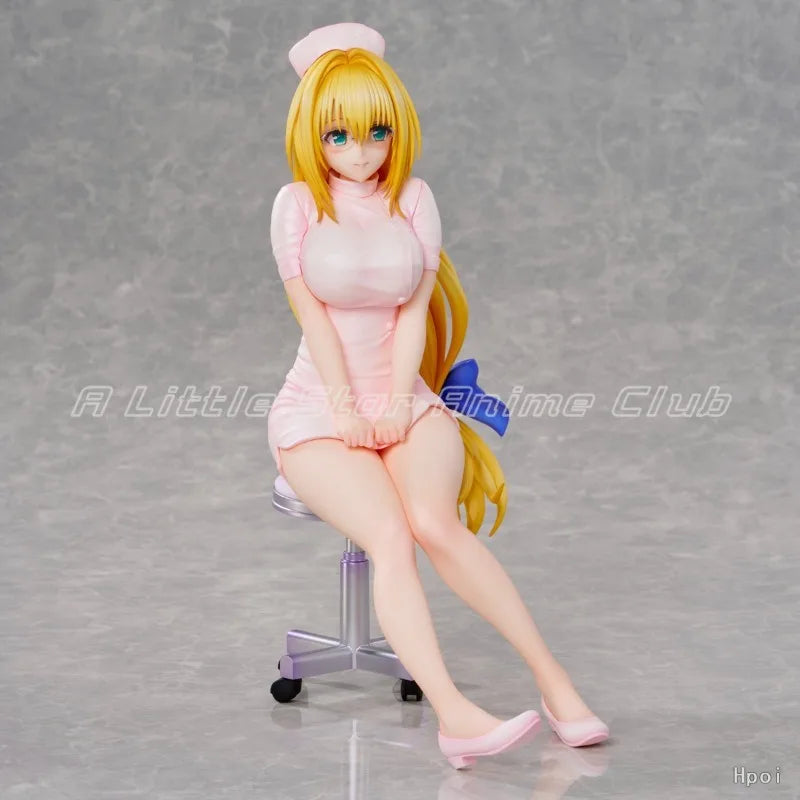 In Stock Original UnionCreative To Love-Ru Darkness Tearju Lunatique Nurse Series Animation Figure Collection Model Toys