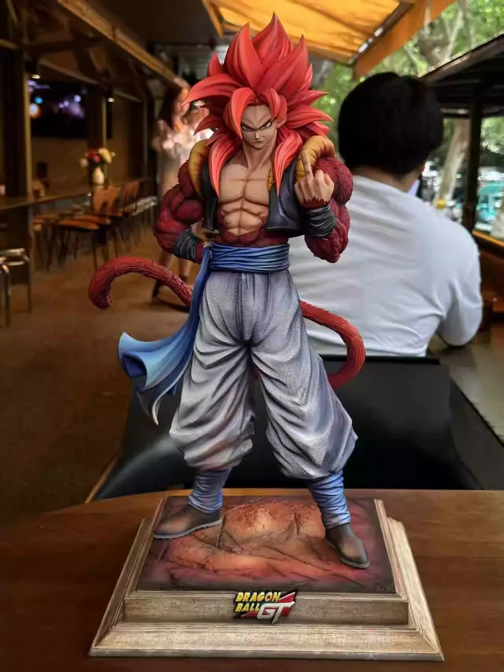 YS Dragon Ball Gogeta Аниме фигурка Super Saiyan 4 Gogeta екшън фигурка без база статуя PVC колекция модел играчка подарък за рожден ден