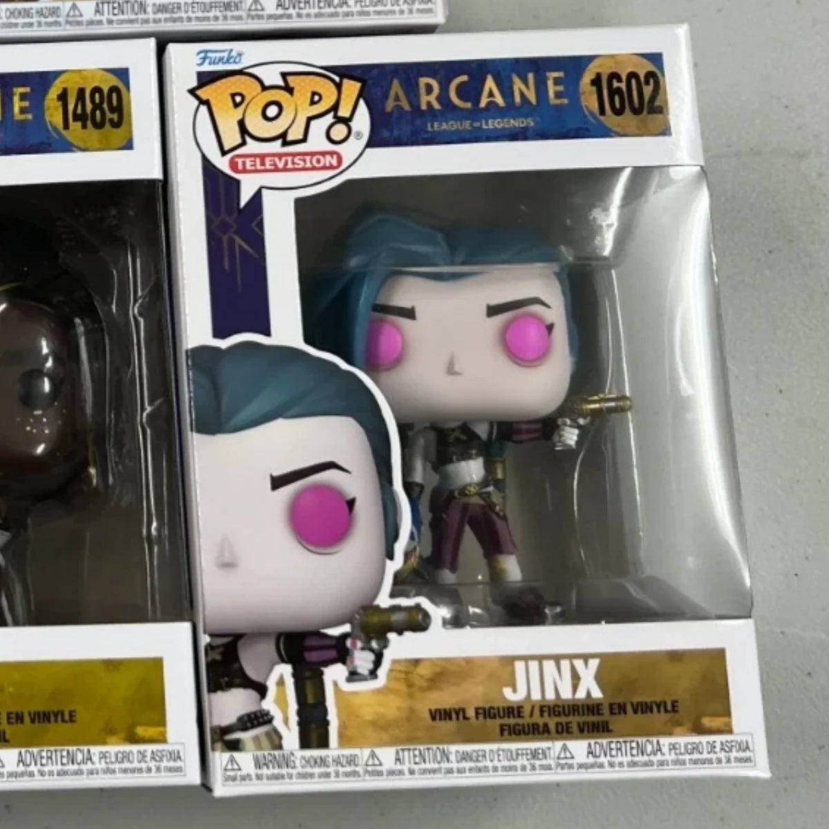 Arcane League of Legends Anime Figure Silco Jinx Vi Ekko Heimerdinger with Poro Funko Pop Vinyl Figures Limited Edition Toy Gift