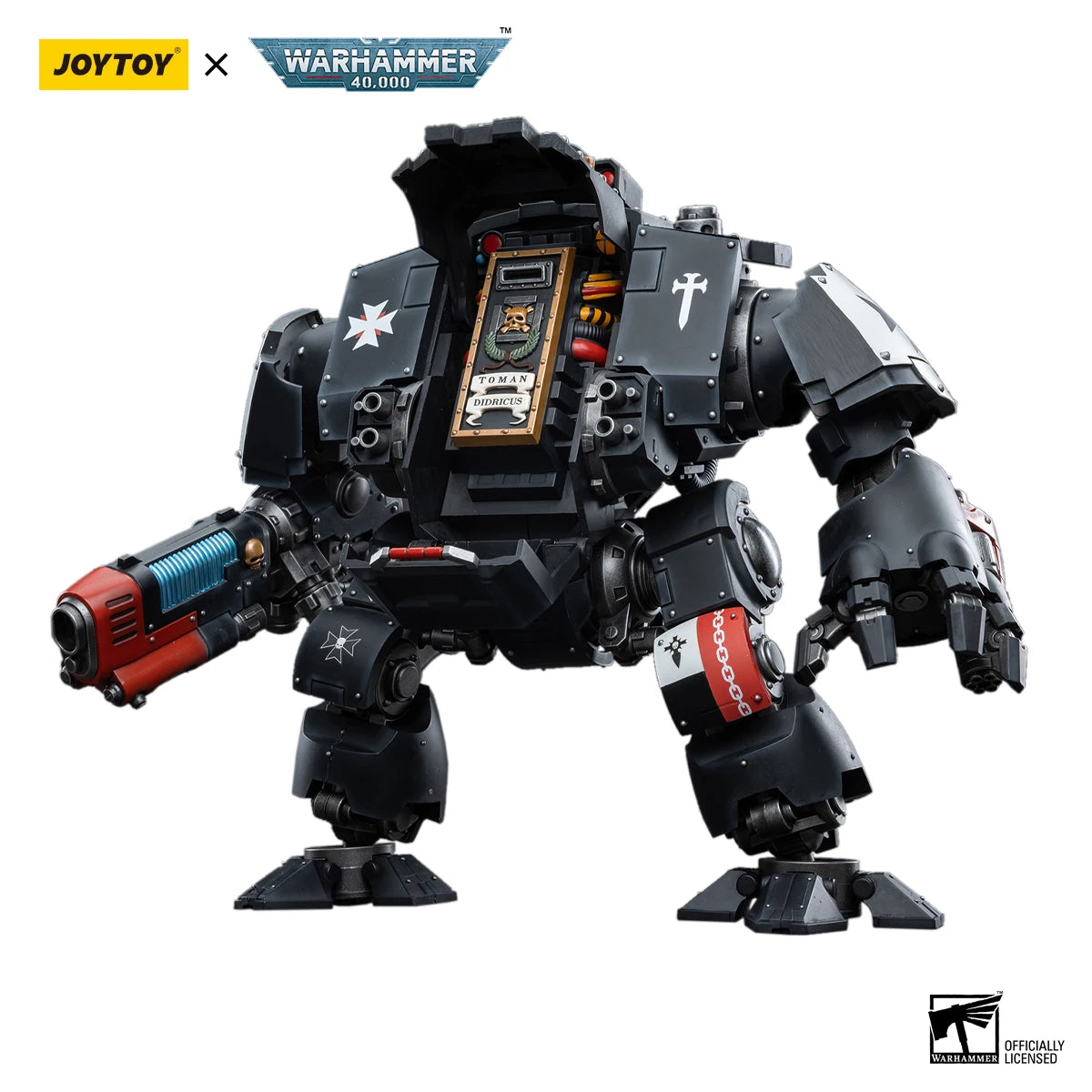 JOYTOY Warhammer 40K 1/18 Actionfigur Black Templars Redemptor Dreadnought Mech Anime Figuren Spielzeug