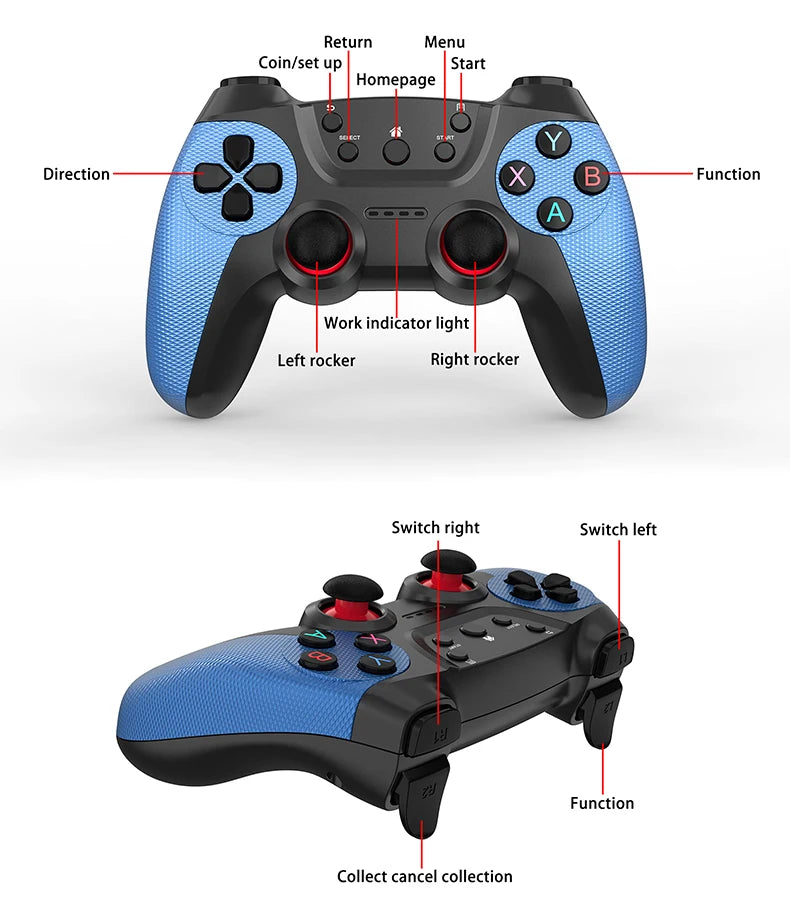 X2 256G 60000 Game 4K Game Player HD Retro Video Game Console Wireless Controller TV 30 Emulator For PS1/GBA/PSP Kids Gifts