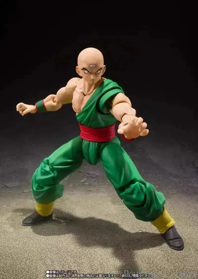 Spot SaleIn Stock Original Bandai Shf  Pvc Figuarts Tenshinhan Chaoz Action Figures GiftIn stock