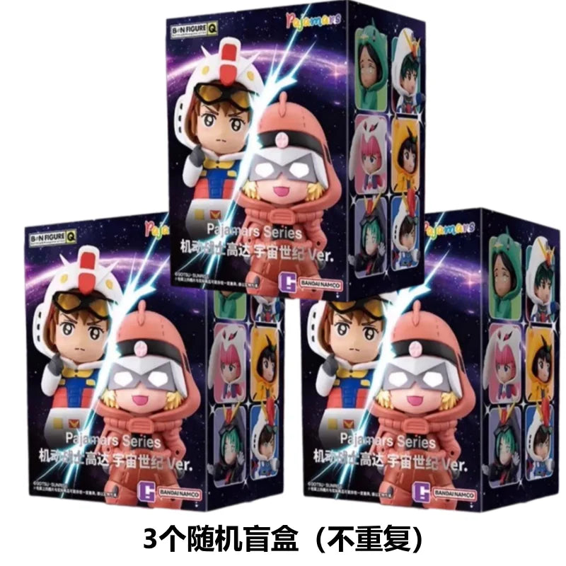 NEW Bandai BNFIGURE Q Pajamars Figure Toy Mobile Suit Gundam Universe Century Figure Doll Suit Second Generation Blind Box Gift