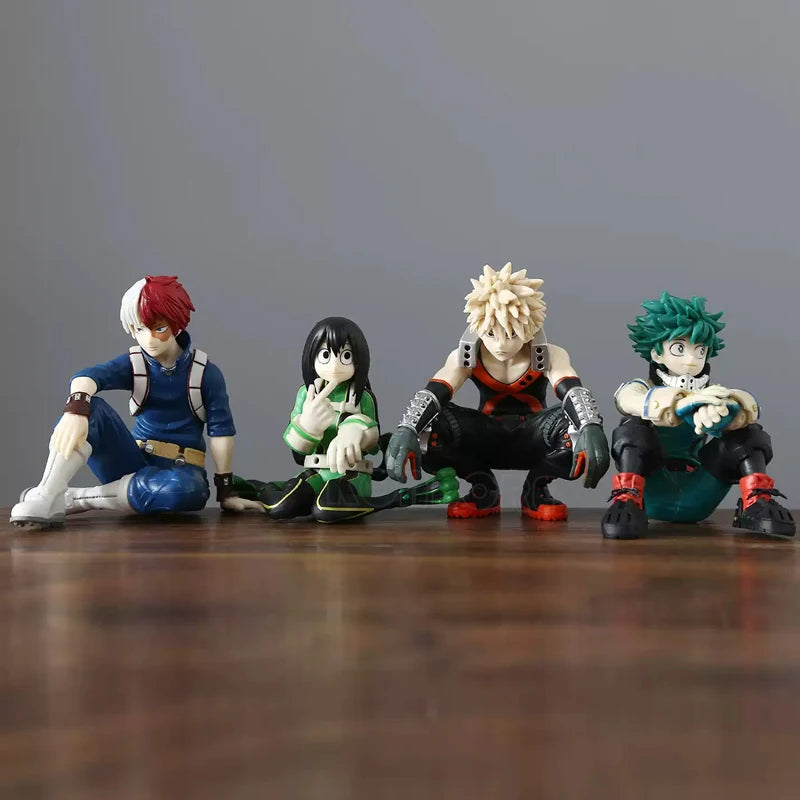 My Hero Academia Hado Nejire Anime Figure Boku no Hero Midoriya Izuku/Bakugo Katsuki/Asui Tsuyu Action Figure Model Doll Toys