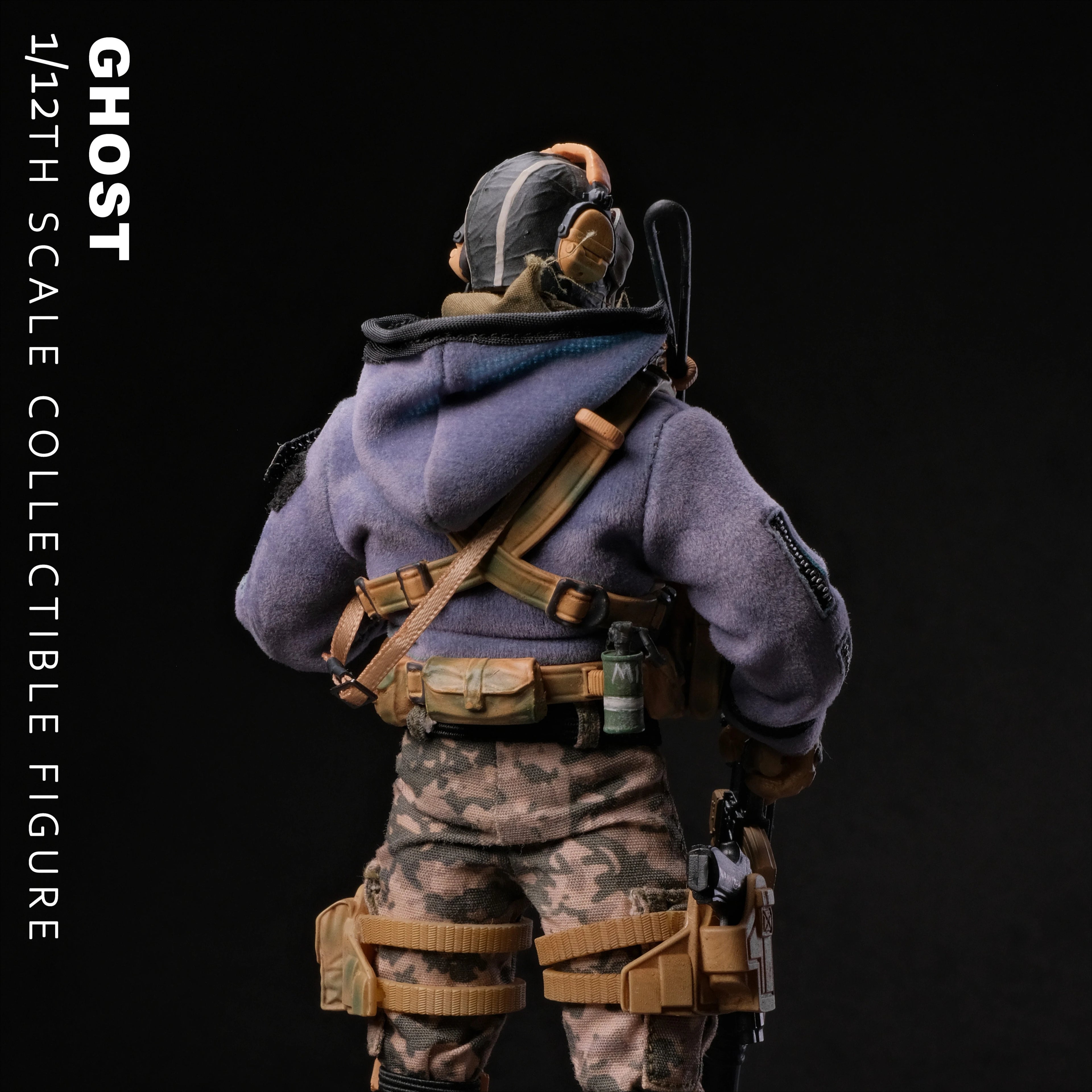 CY7 TOYS 1/12 Action Figure Ghost Warrior Tactical Infantry Anime Figurine Joint Movable Model Toy Decorative Ornaments Gifts