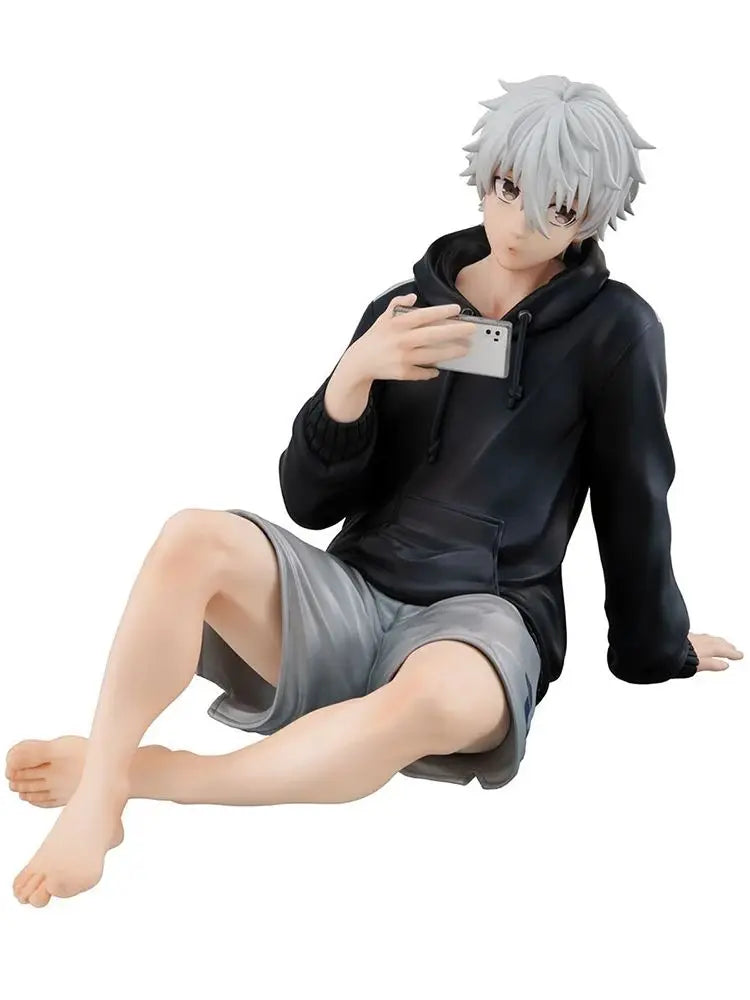 9cm Anime Seishiro Nagi Figures Sitting posture worth collecting exquisite models statues desktop decorations child Gifts