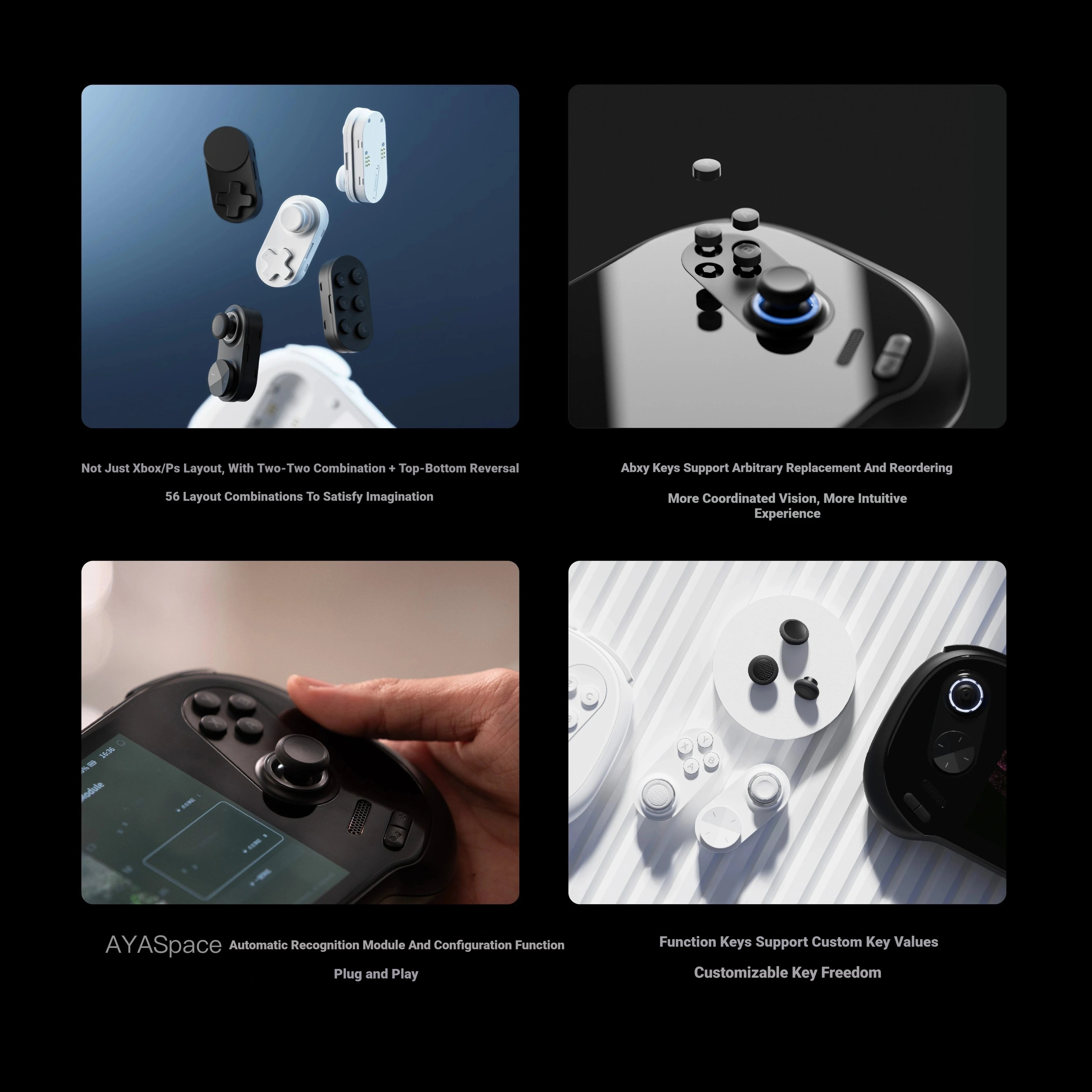 New Ayaneo 3 Windows Gaming Handheld The World'S First Modular Amd Ai 9 Hx370 7-Inch High Refresh Rate Handheld Gaming Console