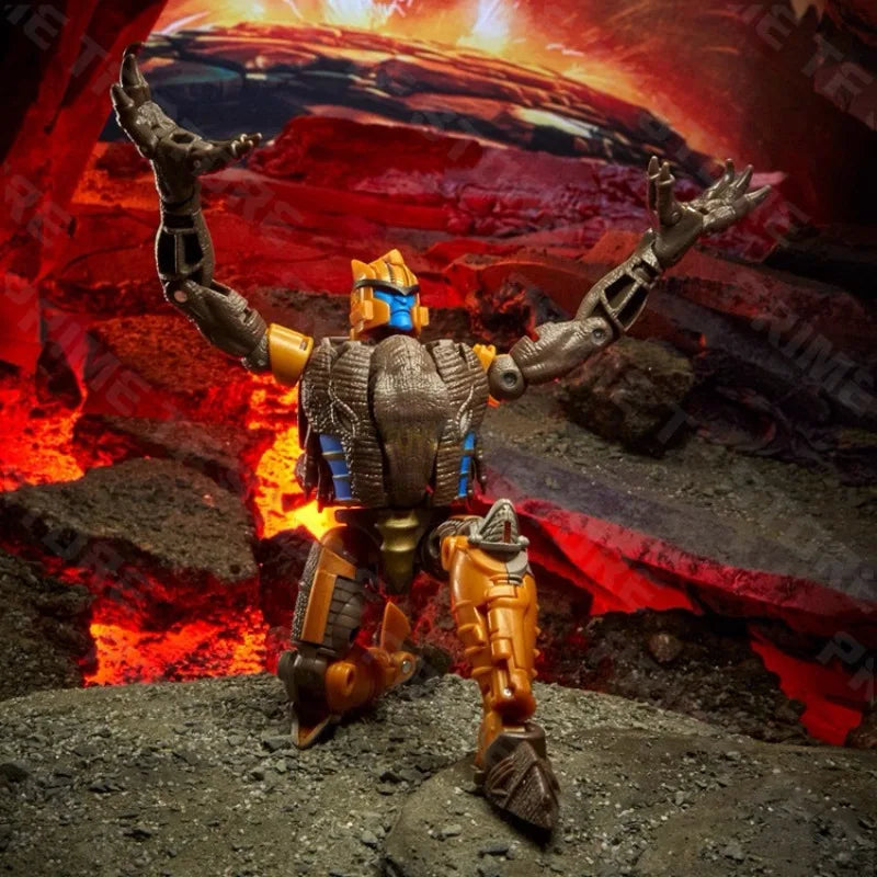 Original Hasbro Transformers War for Cybertron Kingdom F0693 Dinobot Voyager-class Anime Figure Action Toy Model