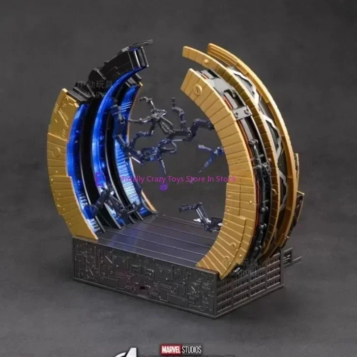 In Stock ZD Iron Man MK6 with Suit-up Gantry Original 1/10 Tony Stark Model Action Figure Collectible Toy Gifts for Children