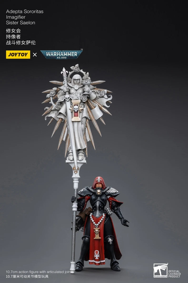 【In Stock】JOYTOY Warhammer 40K Adepta Sororitas Battle Sister 5PCS 1/18 Action Figure Model Toys